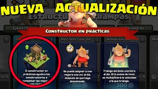 A LA VEZ 2 CONSTRUCTORES en LA MISMA MEJORA  NUEVA ACTUALIZACIÓN CLAHS OF CLANS [upl. by Weyermann433]