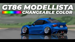 Livery Gt86 Modellista Changeable Color Detailing Fr Legends [upl. by Fenny406]