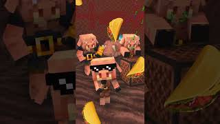 🎤 Minecraft Piglins Sing Raining Tacos Parody 🌮  Parry Gripp 🎶 [upl. by Glasgo593]