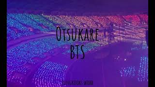 Otsukare  BTS  lyric video  Japanese song l Jungkooks woah [upl. by Ihana]