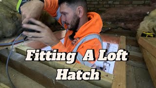 FittIng A loft Hatch Kitchen Part 4 diytips [upl. by Dnomed]