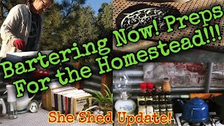 Bartering Now Preps For the HomesteadShe Shed Updatesheshed bartering homesteadpreps prepping [upl. by Diandre]