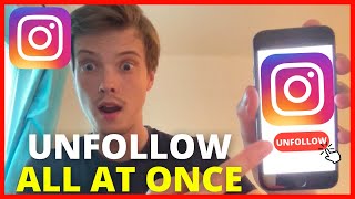 How To Unfollow Everyone On Instagram At Once NEW WAY 2024 [upl. by Janith]