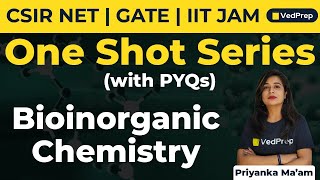 Bioinorganic Chemistry One Shot Series  PYQs  CSIR NET  GATE  IIT JAM  VedPrep Chem Academy [upl. by Pebrook640]