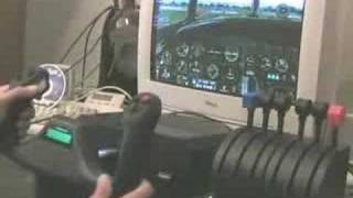 Saitek Flight Yoke and Quadrant  4 engine [upl. by Moses]