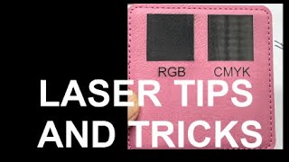 Laser Tips amp Tricks Engraving RGB VS CMYK [upl. by Akir]