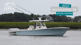 2022 Regulator 34 Center Console  For Sale with HMY Yachts [upl. by Berkow921]