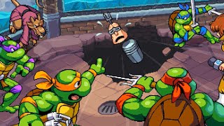 TMNT Shredder’s Revenge 4 Beating Rhinos [upl. by Ailhad261]