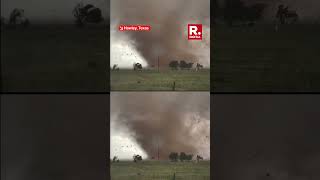 Massive Tornado Strikes Texas Around 30 Homes Destroyed [upl. by Retlaw882]