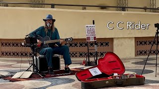 Busking in Alicante Spain  C C Rider [upl. by Mannes]