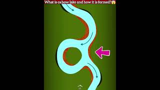 What is oxbow lake and how it is formed😱 by vr7 factz facts shorts vr7factz 113 [upl. by Lozano]