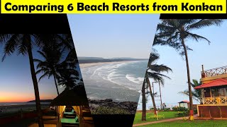 Comparing Beach Resorts in Konkan  Diveagar Beach Dapoli Beach Resorts Ganpatipule Beach Resorts [upl. by Eissac]