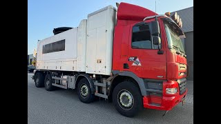 DAF 8x4 with Cappellotto 3200 CL Combi VAC CAP [upl. by Nwahsak]