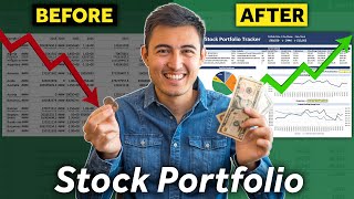 Create a Stock Portfolio Tracker on Excel Using Live Data [upl. by Derzon]