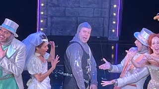 Taran Killam’s last curtain call in Spamalot on Broadway Jan 2024 [upl. by Adelheid]