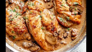 Creamy Chicken Marsala [upl. by Ellenaej]