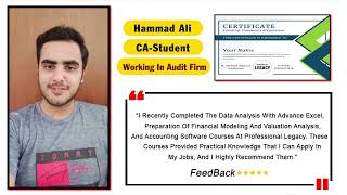 Data Analysis with Excel Financial statements QuickBooks  Hammad Ali [upl. by Moriarty]