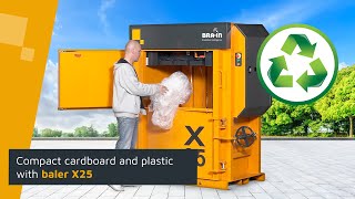 Bramidan baler X25 for your recyclable waste [upl. by Asir291]