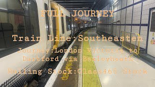 Southeastern from London Victoria to Dartford via Bexleyheath  Full Journey [upl. by Botnick708]