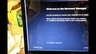 Windows 7 Factory Reset restore HP laptop to factory settings reinstaling windows frest start [upl. by Demakis]