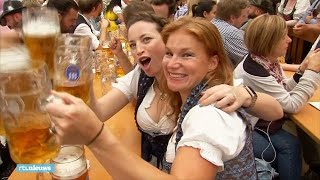 Jetzt geht’s los zo genieten de bezoekers van Oktoberfest  RTL NIEUWS [upl. by Petie]