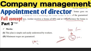 Appointment of directors company law bcom 2nd year  Appointment and disqualification  Bcom [upl. by Siraj]