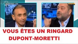 Gros clash Zemmour vs DupondMoretti [upl. by Celestyna525]