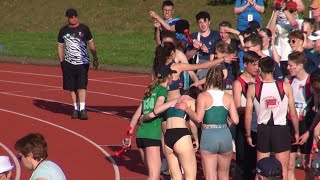 Relais 4x 400 Mixte TC Intercercles DIV 4 2024 Hannut [upl. by Nannah]