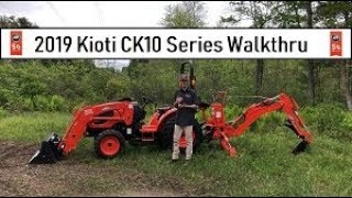 2019 Kioti Tractor CK10 Series Overview  CK2610 CK3510 CK4010  Loader Backhoe [upl. by Justus]