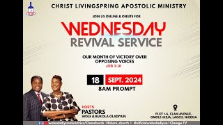 CLAM  Wednesday Revival Service  18th September 2024 [upl. by Atnahs327]