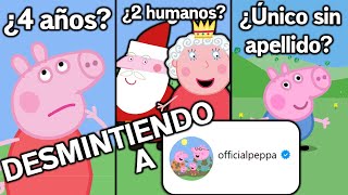 ¿Solo hay 2 humanos ¿George y su apellido Desmintiendo a la Cuenta Oficial de Peppa [upl. by Einnhoj]