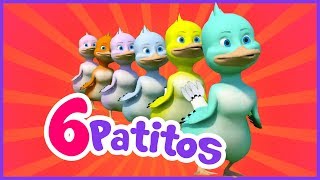 Seis Patitos  Canciones de la Granja de Mundo Infantil  Canciones infantiles dela granja [upl. by Ayanaj]