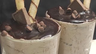 Only 2 Ingredients chocolate mousse recipe in 15 minutes  RumesKitchenFoodExpress [upl. by Marek]