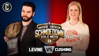 Samm Levine VS Rachel Cushing  Movie Trivia Schmoedown Singles Championship [upl. by Yahs]