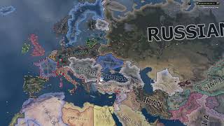 The strongest Germany Democratic Germany  Hoi4 Timelapse [upl. by Aillicirp84]