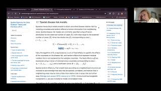 Spatial Statistics for Data Science Disease risk modeling amp Areal data issues spacestats01 10 11 [upl. by Brady]