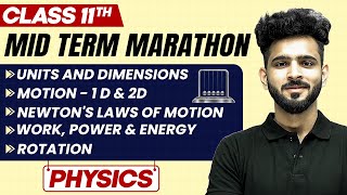 Complete CBSE Physics  Class 11th  MID Term in One Shot  Marathon Series 🔥 [upl. by Masera]