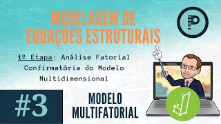 3  Modelagem de Equações Estruturais SEM no JASP Modelo Multifatorial [upl. by Peggie963]