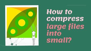 How to compress large files into small  Peazip [upl. by Morgenthaler715]