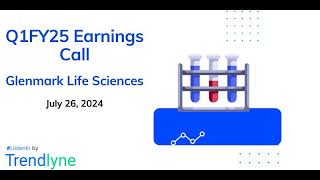 Glenmark Life Sciences Earnings Call for Q1FY25 [upl. by Havot196]