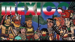 History of ancient Mexico Mesoamerica Toltec Maya Aztec Olmec Zapotec history [upl. by Marya]