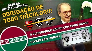 TUDO SOBRE AS FAKE NEWS QUE HISTORICAMENTE MANCHARAM A HISTÓRIA DO FLUMINENSE [upl. by Giamo]