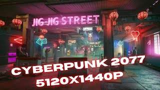 Cyberpunk 2077 5120x1440p Ultrawide FSR 21 6900xt Ultra Settings Performance Test [upl. by Rame]