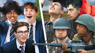 British Highschoolers Reunite You’re going to Korean Military Service [upl. by Yromas]