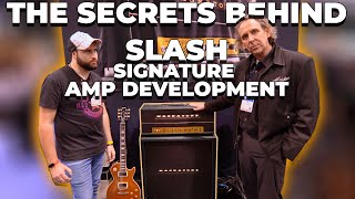 The Secrets behind the development of SLASH SL100 MAGNATONE Signature Amp  NAMM SHOW 2024 [upl. by Avehs15]