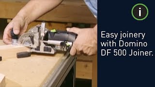 Festool Domino DF 500 Joiner  Easy Mortise and Tenon Joinery [upl. by Enail]