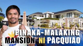 ang PINAKAMALAKING Mansion ni Manny Pacquiao  Latest  🇩🇪 amp 🇵🇭 [upl. by Atiruam]