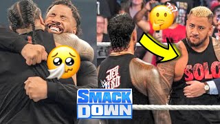 YEH kya  Brothers Reunite 😭  Jay Uso Confront Solo Sikoa On Smackdown  WWE Smackdown Highlights [upl. by Melan]