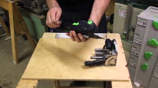 How To Change the Bit on a Festool Domino DF 500 Q [upl. by Phillada197]