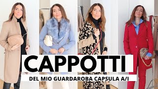 GUARDAROBA CAPSULA AUTUNNO INVERNO LA MIA COLLEZIONE DI CAPPOTTI [upl. by Nydia]